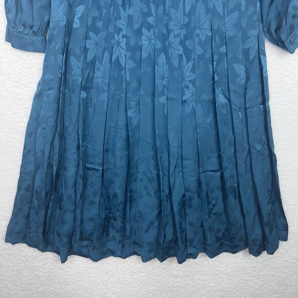 Jean-Louis Scherrer Boutique Paris 100% Silk Jacquard Dress FR 36 US 4 Vintage - Picture 10 of 12